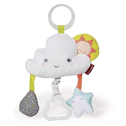 Silver Lining Cloud Jitter Stroller Toy, Multi
