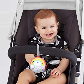 Baby Rattle Ball Toy, Silver Lining Cloud, Rainbow